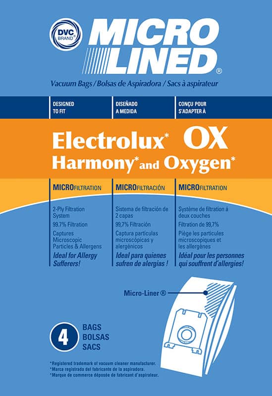 DVC - Eureka 8 Pack Eureka Micro-Lined Paper Replacement Bags Fit Eureka, Electrolux, Sanitaire Style OX, S, 61230F - – Part
