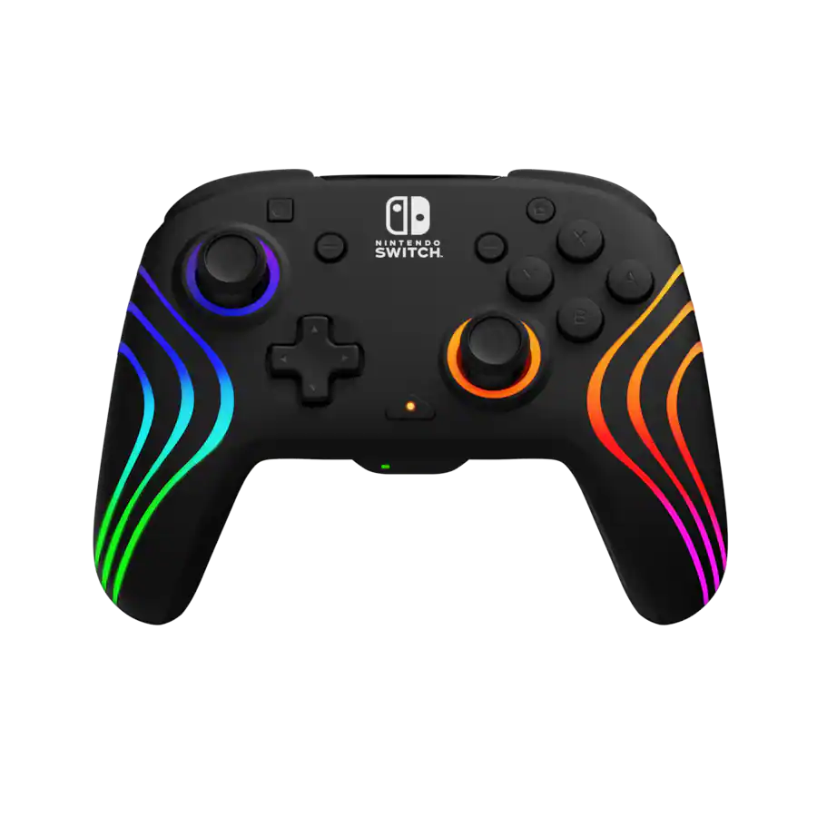 PDP Afterglow Wave Wireless RGB Gaming Controller for Nintendo Switch ...