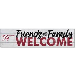 Jardine - Washington College Shoremen 10'' x 40'' Friends & Family Welcome Sign - White