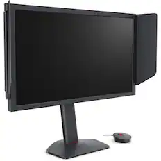 Front. BenQ - Zowie XL2586X+ 24.1" New Fast TN 600Hz Gaming Monitor 1000:1, 1080p, DyAc 2, Side Shields, Height, HDMI & DisplayPort - Black.