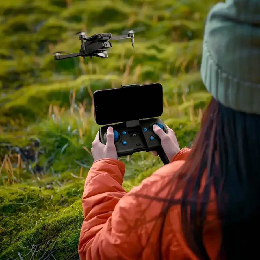 Alt View 17. Snaptain - S5C Elite 1080p Drone with Remote Controller - Black.