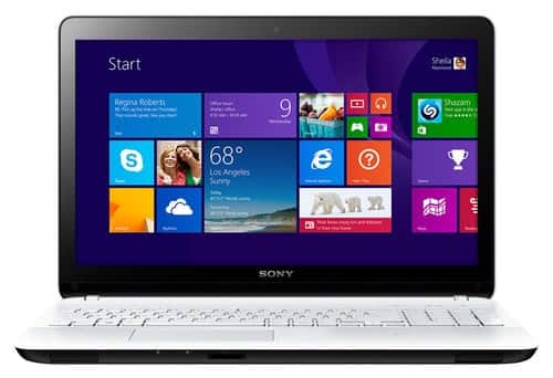 Best Buy: Sony VAIO Fit 15.5 Touch-Screen Laptop Intel Core i5 4GB Memory  500GB Hard Drive White SVF1532DCXW