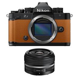 Bundle - Nikon - Z f Mirrorless Camera, Orange, with NIKKOR Z 40mm f/2 SE Lens