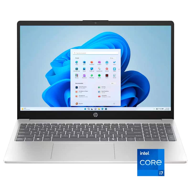 HP - 15.6" FHD Touchscreen Laptop,Intel i7-1355U,16GB RAM,512GB SSD,Iris Xe Graphics,Win 11 - Silver