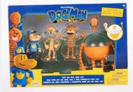 Jakks Pacific - Dog Man 2.5in Figure Multipack W2 - COLLECTIBLES - Multicolor