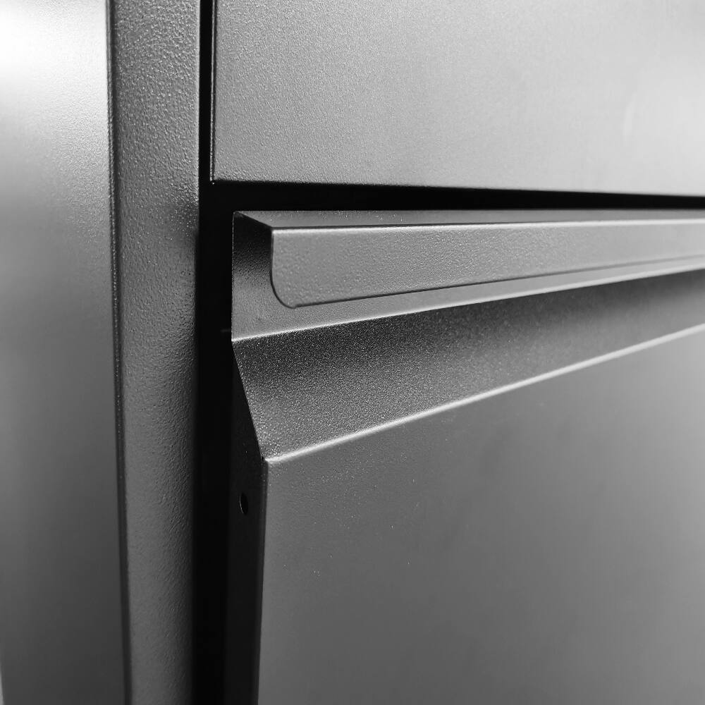 Loheer 2 Drawer Metal File Cabinet Vertical Locking Steel Office ...