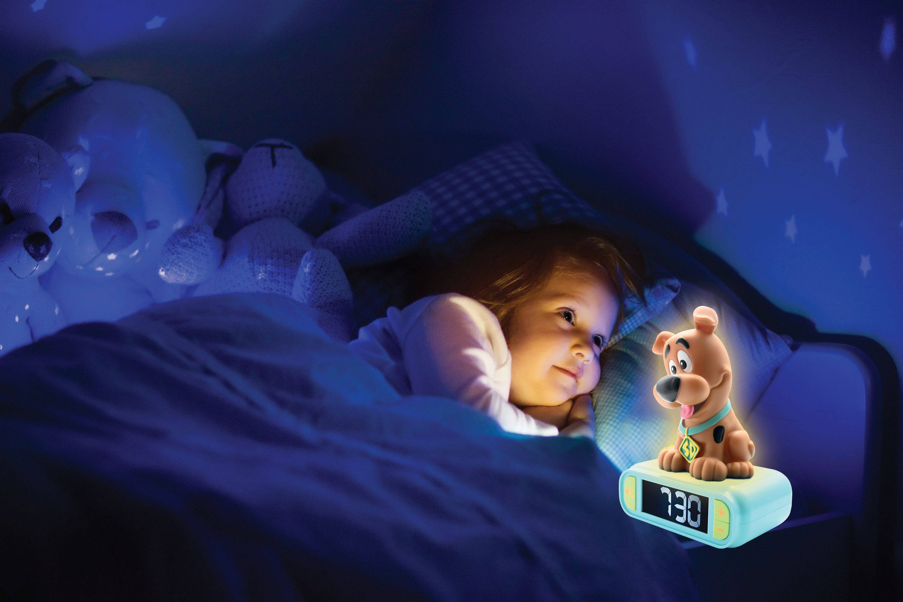 Alt View 9. Lexibook - Scooby-Doo Digital Alarm Clock with 3D Night Light & Sound Effects - BLUE.