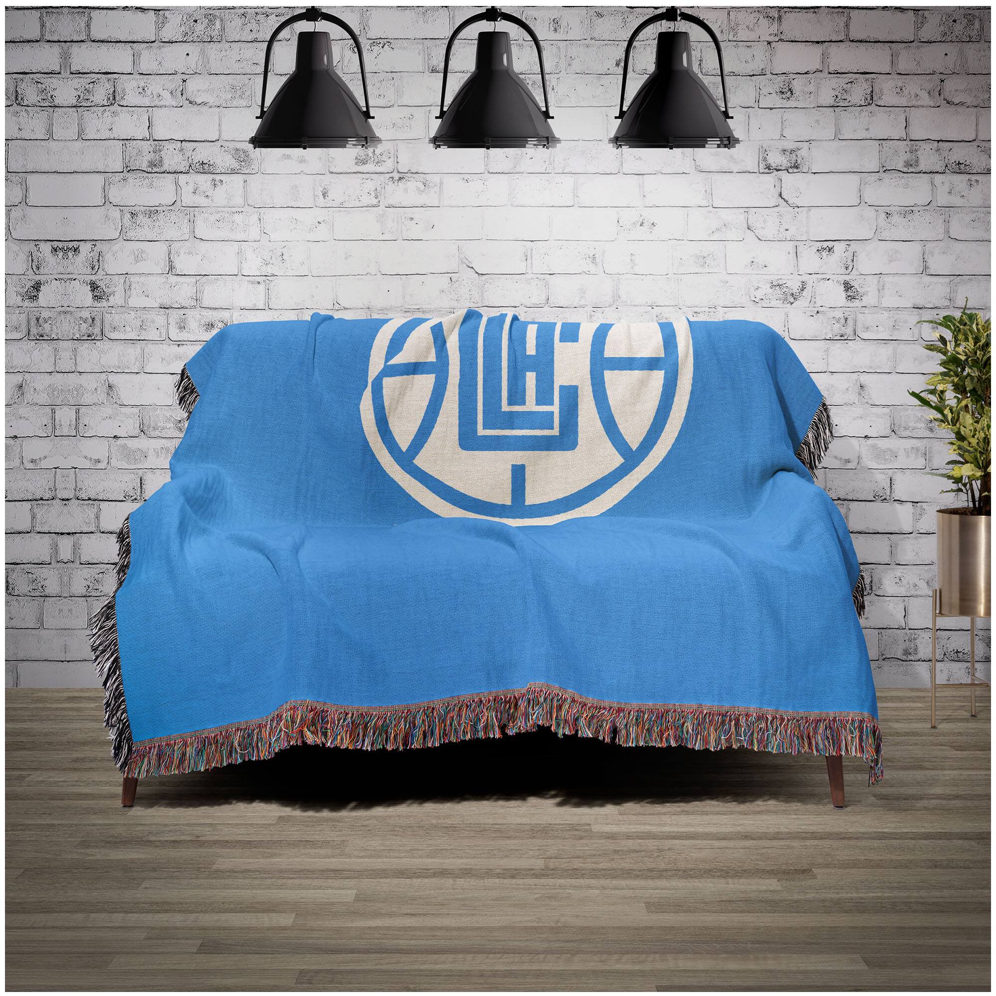 Alt View 1. Chad & Jake - LA Clippers Woven Blanket - Blue.