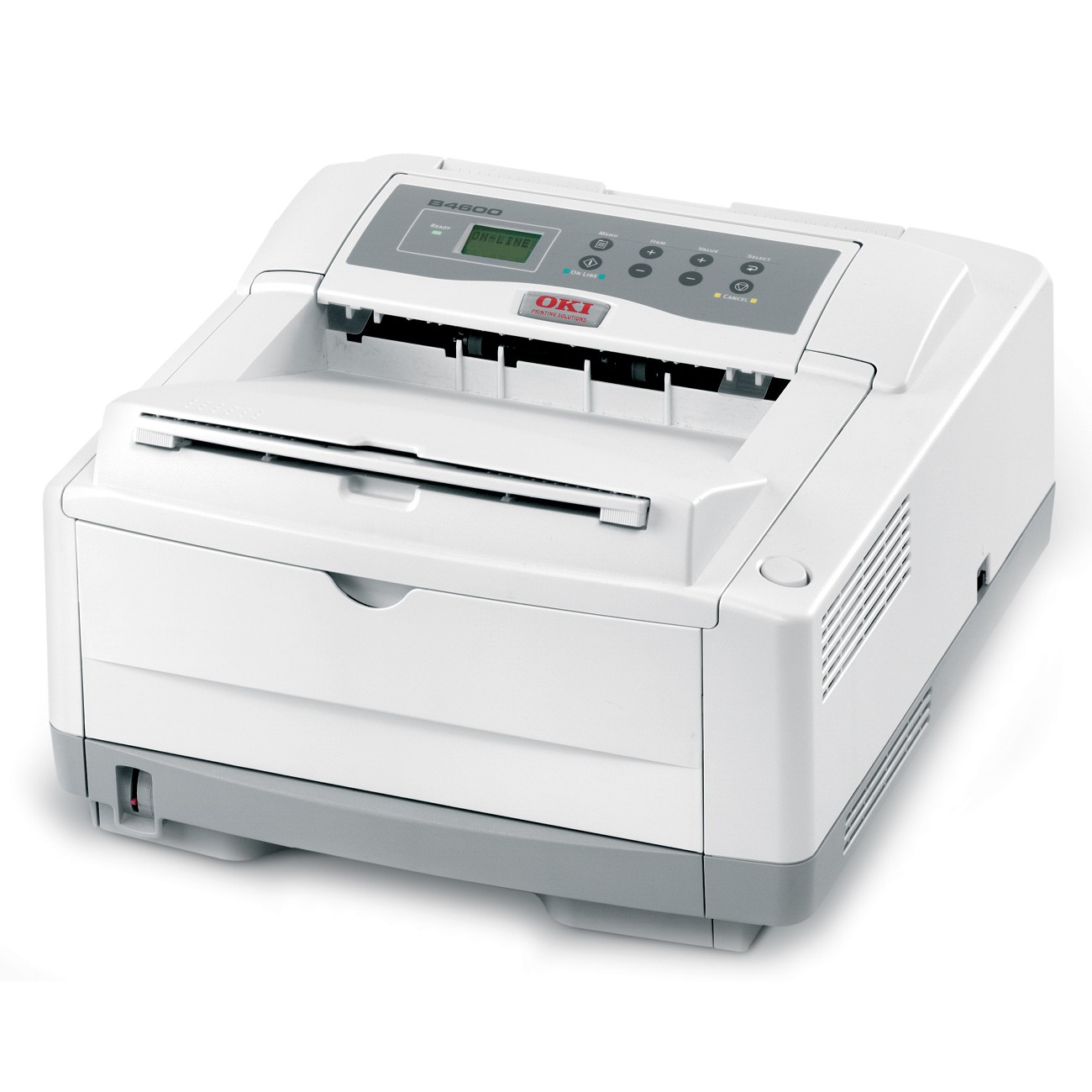 Best Buy: Oki Printer Monochrome 1200 x 600 dpi Print Plain Paper Desktop B4600N PS