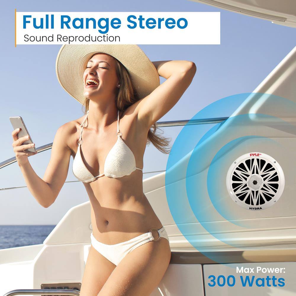 Full Range Stereo  
Sound Reproduction  

PYLE HYDRA  

Max Power: 300 Watts