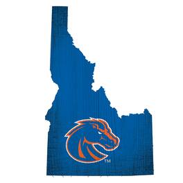 Fan Creations - Boise State Broncos 12" Logo State Sign - Multicolor