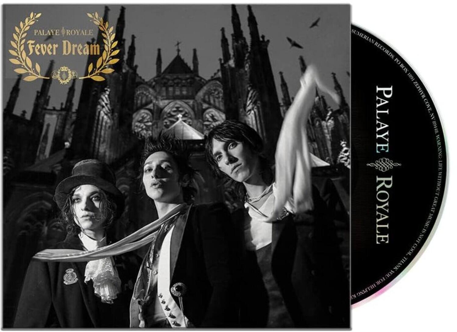 PALAYE ROYALE  
Fever Dream  

SUMERIAN RECORDS  
PO BOX 1891  
ZEPHYR COVE, NV 891-48  

WARNING: LIFE WITHOUT ROYALE IS NOT COOL  
THANK YOU FOR HELPING  

PALAYE ROYALE  
SUMERIAN RECORDS  
PO BOX 1891  
ZEPHYR COVE, NV 891-48  
WARNING: LIFE WITHOUT ROYALE IS NOT COOL  
THANK YOU FOR HELPING
