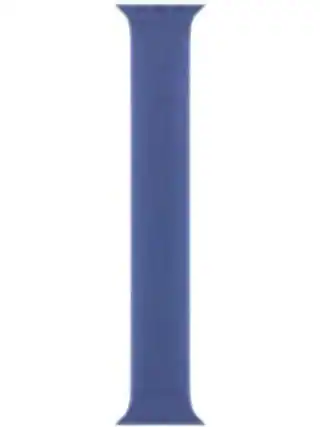 Front. Apple - Watch Solo Loop 40mm - Size 9 - Blue.