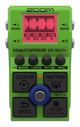 Zoom - MS-90LP+ MultiStomp Looper with 90-Min Loops & High-Fidelity Audio - Black