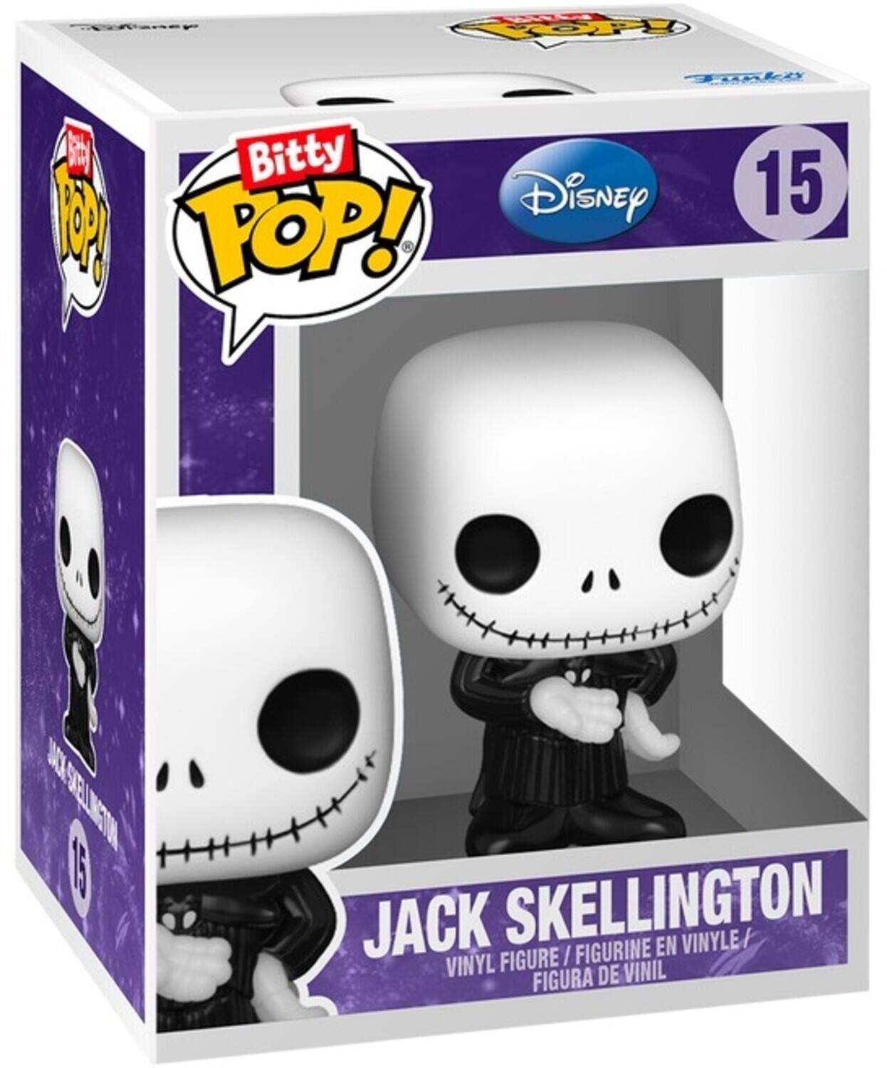 Bitty Pop! Disney 15 Jack Skellington Vinyl Figure / Figurine En Vinyle Figura De Vinil