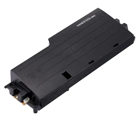 Front. Sony Interactive Entertainment - Power Supply Unit (APS-270 / APS-250 / EADP-200DB / EADP-220BB) Compatible For PlayStation 3 Slim PS3 Slim (2000 / 2500) - Black.