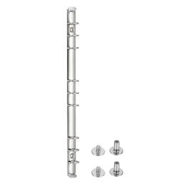 Unique Bargains - 9 Holes Ring Binder, B5 Notebook 15mm Book Binding Kits Planner Maker Binder Ring Clip Mechanisms with Screw - Silver