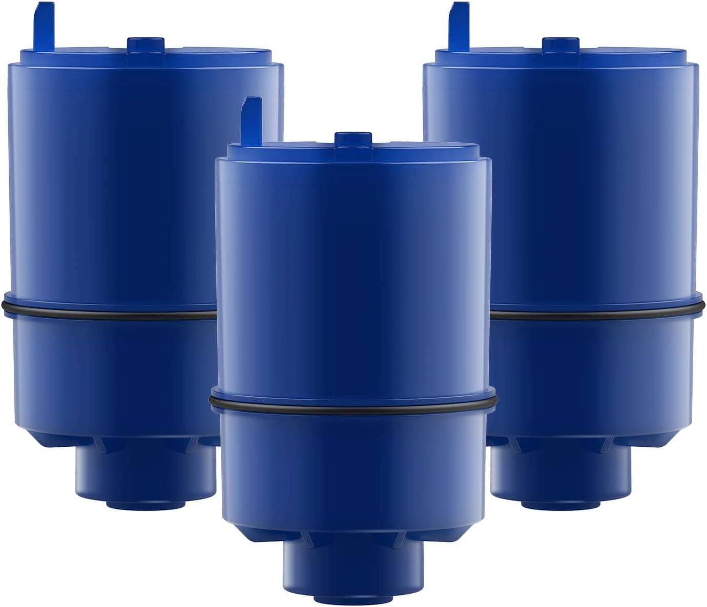 Front. GLACIER FRESH - GLACIER FRESH pur® Filters RF9999® and RF-3375 Water Filter, Replacement Faucet for All pur® Systems, 3 Pack.