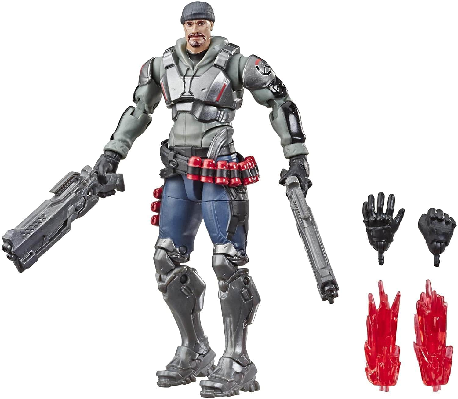 Hasbro - Overwatch Ultimates 6 Inch Action Figure | Blackwatch Reyes - Gray