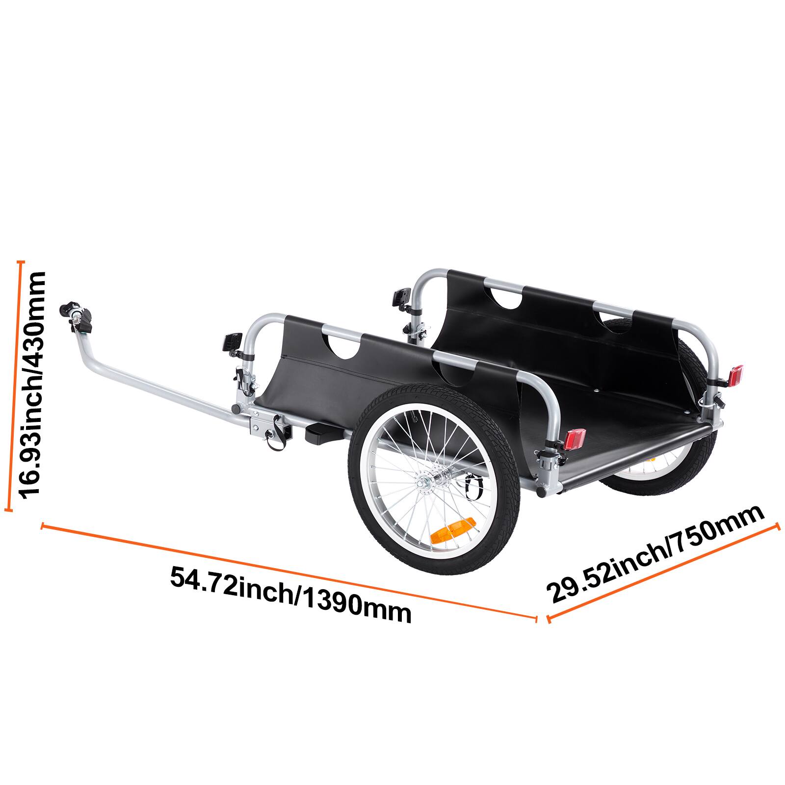 16.93 inch / 430 mm  
54.72 inch / 1390 mm  
29.52 inch / 750 mm