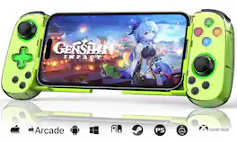 Dazzling Pops - controller for iphone android pc ipad tablet appl arcade mfi games switch ps4 support streaming on ps5 ps4 - Green D7-Green Light Version