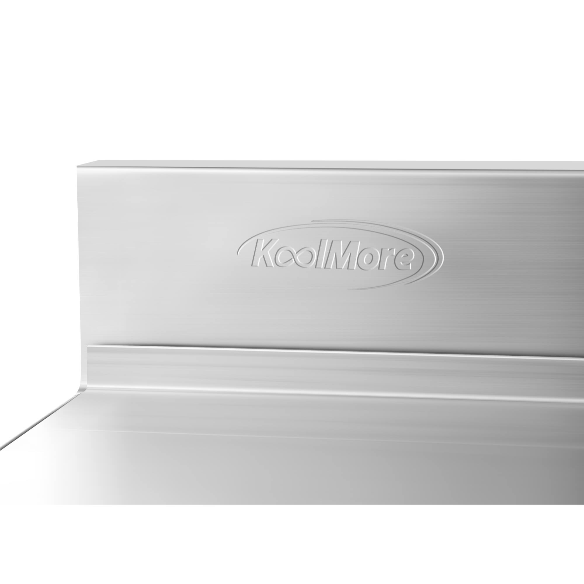 Alt View 6. Koolmore - 30 in.  Underbar Ice Bin with Siding Lid in Stainless Steel (KM-UIB-1830) - Stainless Steel.
