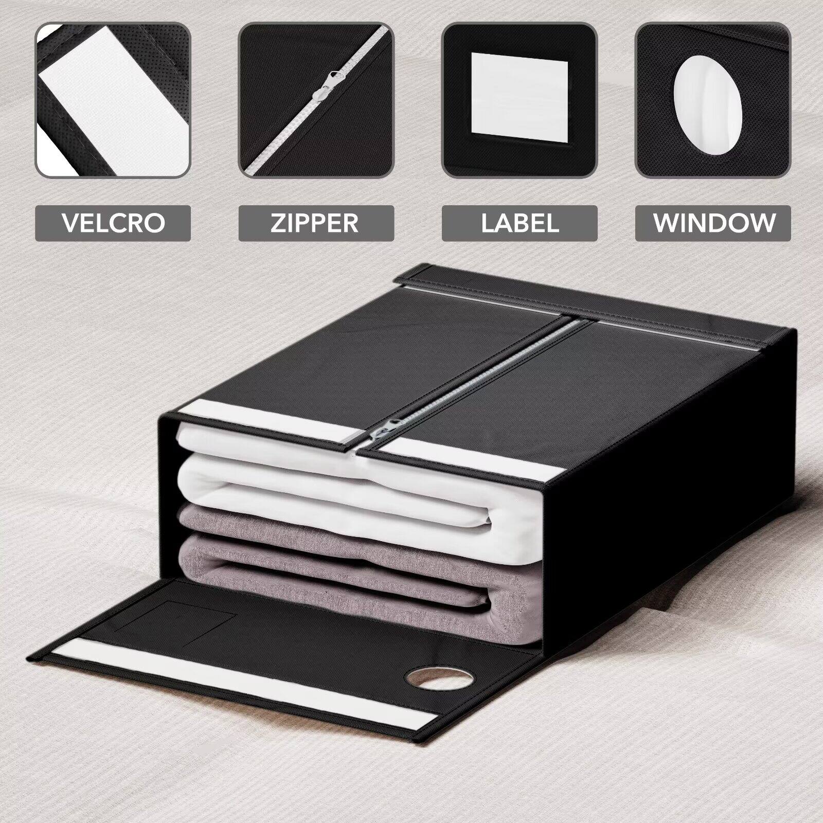 VELCRO ZIPPER LABEL WINDOW