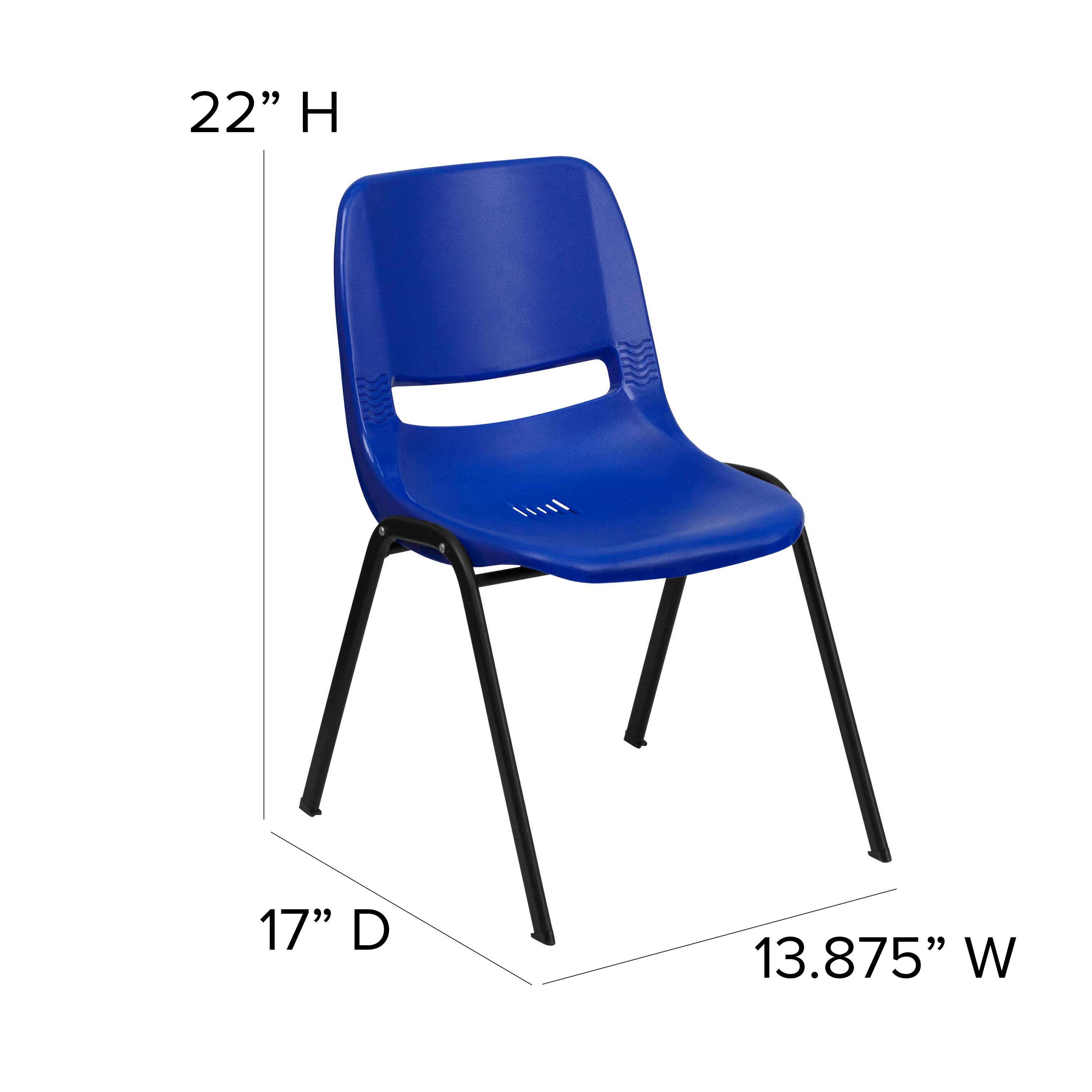 22" H  
17" D  
13.875" W