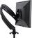 Front Standard. Chief - Kontour Single Monitor Desk Clamp Mount - Black.