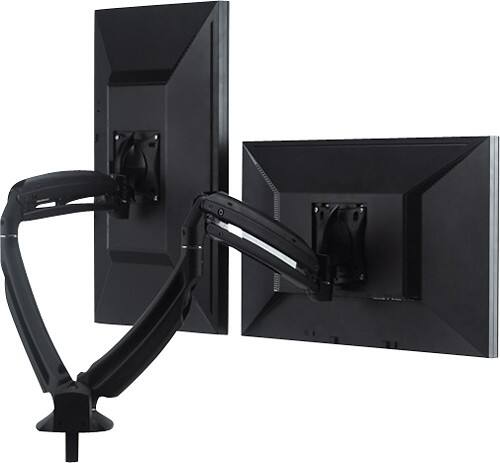 Front Standard. Chief - Kontour Dual Monitor Dynamic Desk Clamp Mount for Most 10" - 30" Monitors.