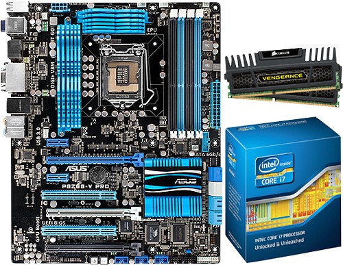 PC/タブレット PCパーツ Best Buy: Intel Unlocked Core™ i7-2600K Processor, Asus ATX 