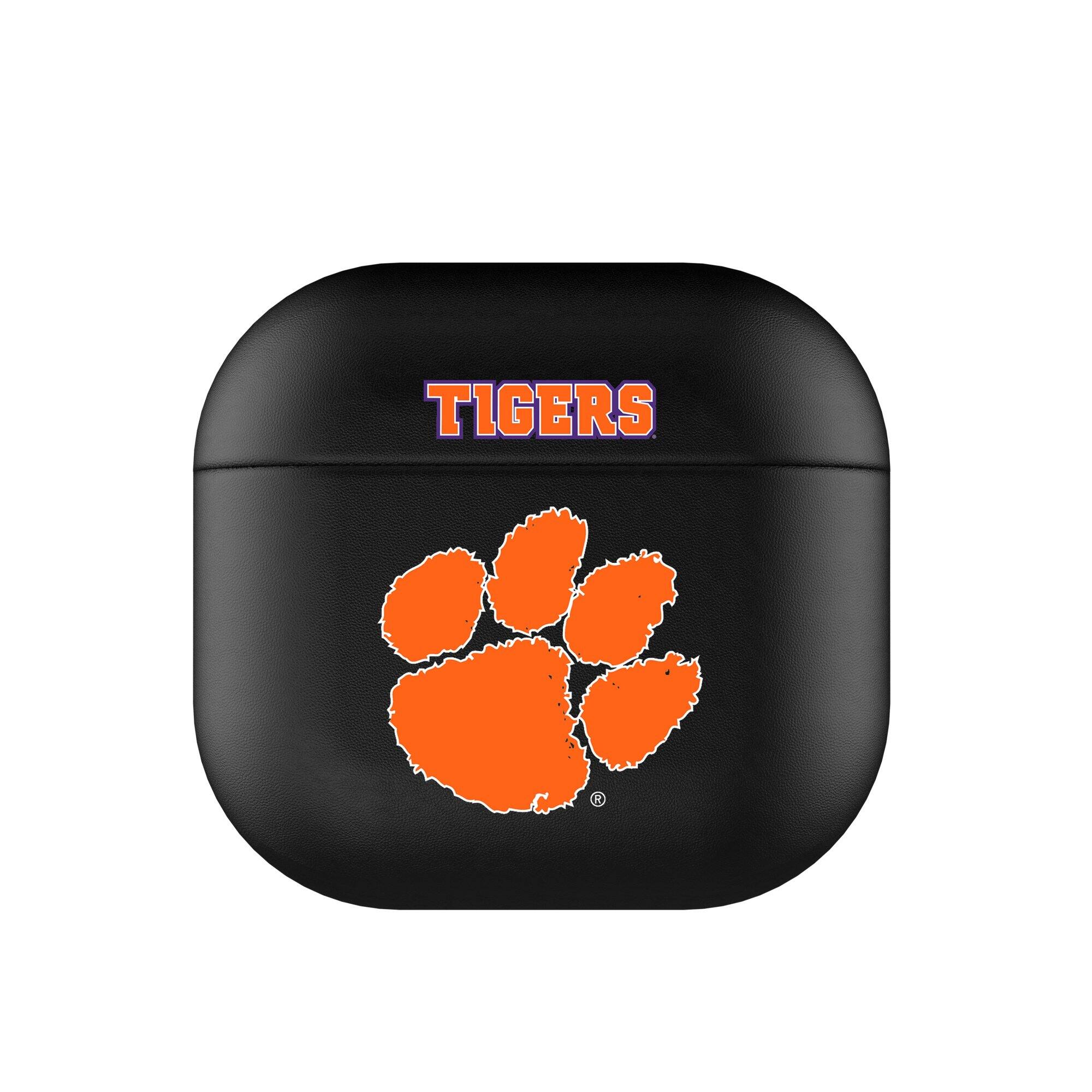 Front. Keyscaper - Clemson Tigers Clemson Tigers Insignia AirPods 4th Generation Case Cover - No Size - Black.