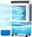 Front. Nordic Hygge - 3500 CFM Portable Evaporative Air Cooler Fan Humidifier Indoor/Outdoor up to 1800 Sq Ft in White.
