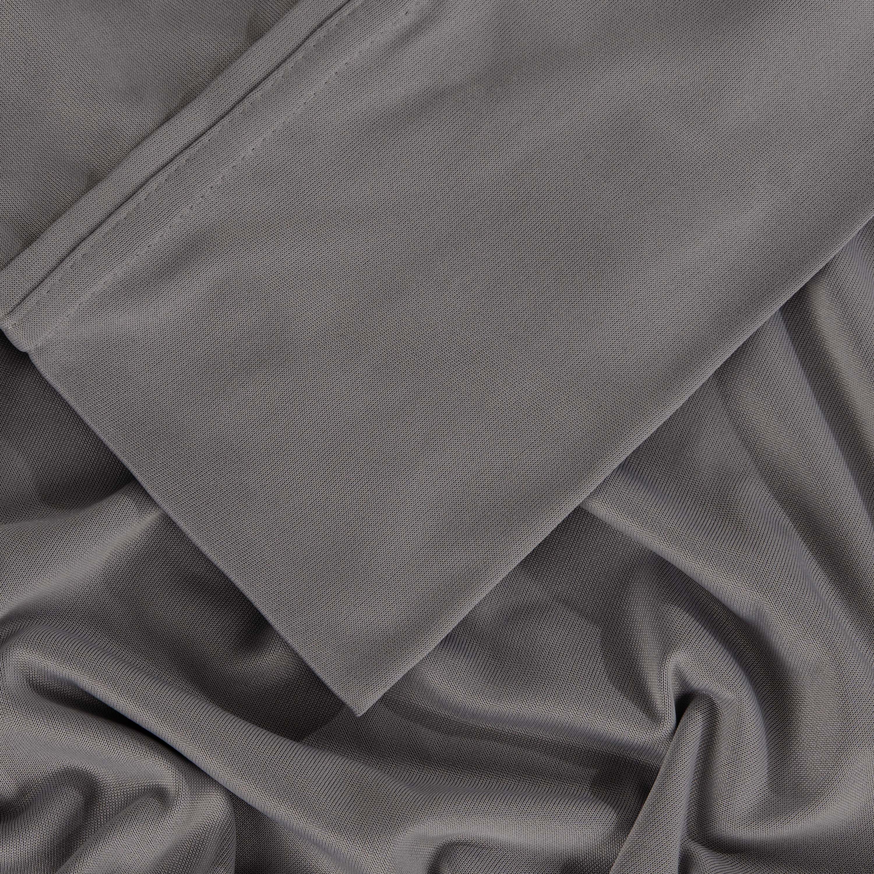 Left. Bedgear - Dri-Tec  Moisture-Wicking Sheet Sets- Split King/Split Cal King - Gray.