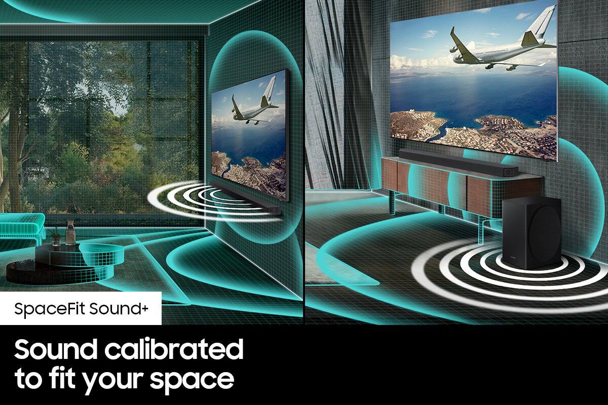 Alt View 20. Samsung - HW-Q900A 7.1.2ch Soundbar with Dolby Atmos - Black.