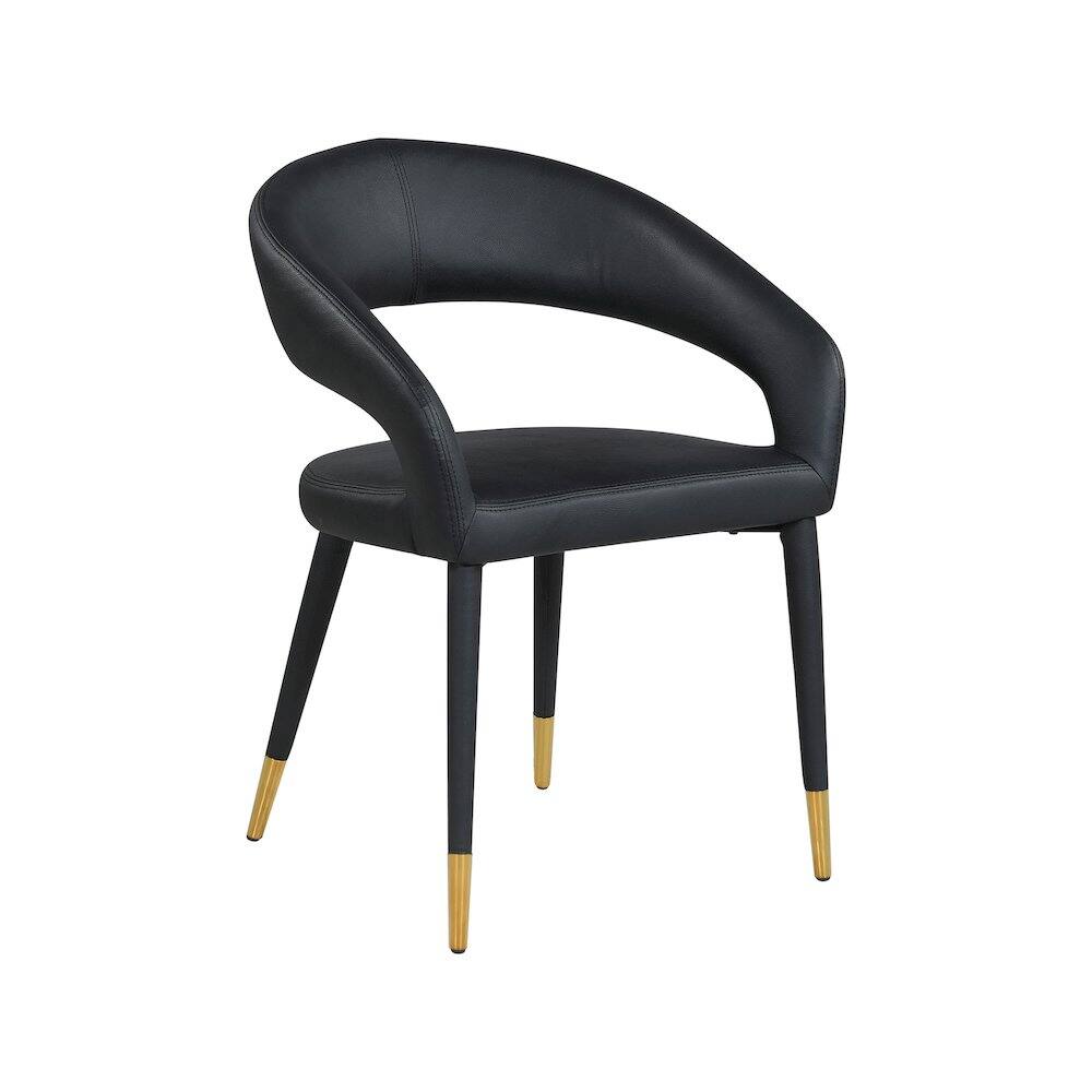 Meridian Furniture - Destiny Vegan Leather Dining Chair - Black
