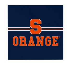 Evergreen Enterprises - Syracuse Orange 12" x 12" Wood Wall Sign - Multicolor
