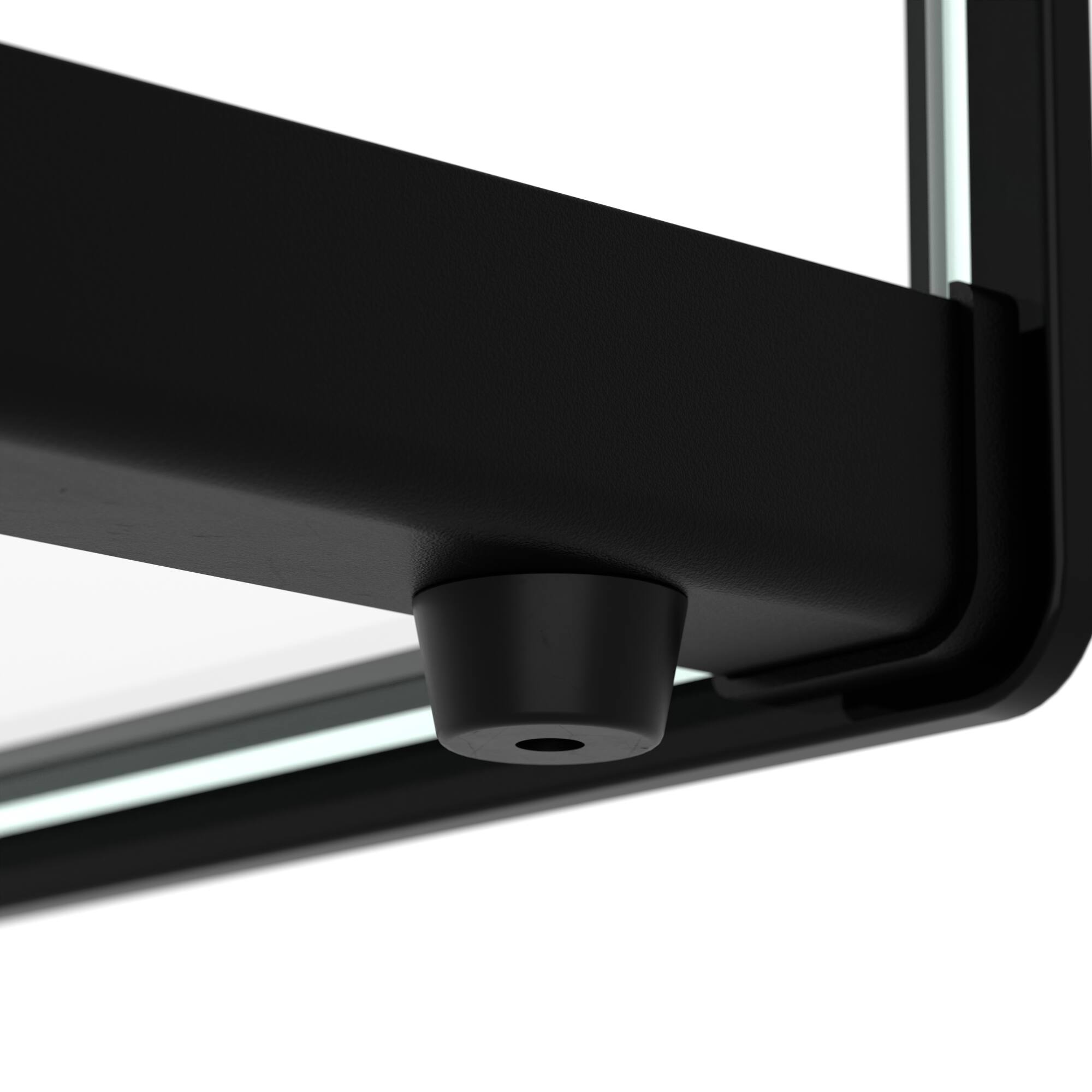 Alt View 8. Koolmore - 33 in. 2 Tiered Pastry Display Case With Shelf and Sliding Door, 3.2 cu. ft. Capacity, ETL Listed (KM-DC-3CSBK) - Black.