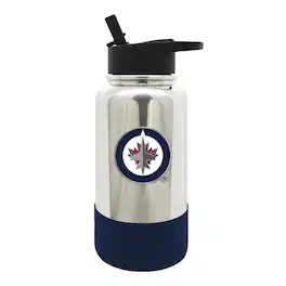 Great American Products - Winnipeg Jets 32oz. Team Color Chrome Hydration Bottle - Multicolor