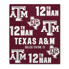 Pegasus - Texas A&M Aggies 60'' x 70'' Hometown Logo Fleece Blanket - Multicolor