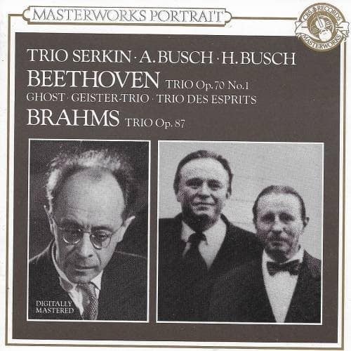 Brahms / Beethoven / Busch - Trio Op 70 No 1  - COMPACT DISCS