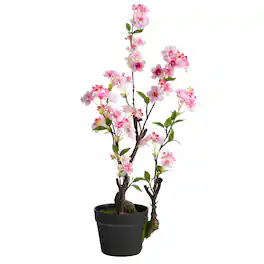 BreeBe - 2.5’ Cherry Blossom Artificial Plant - Green