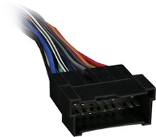 Metra - Wire Harness for Most 1999-2008 Hyundai and Kia Vehicles - Black - Front_Zoom