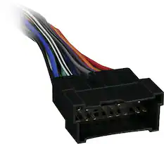 Front. Metra - Radio Harness for Select 1999-2008 Hyundai Elantra Optima Sonata Santa Fe Sorento Accent - Multi.