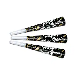 Beistle - New Year Tymes Horns - Multicolor