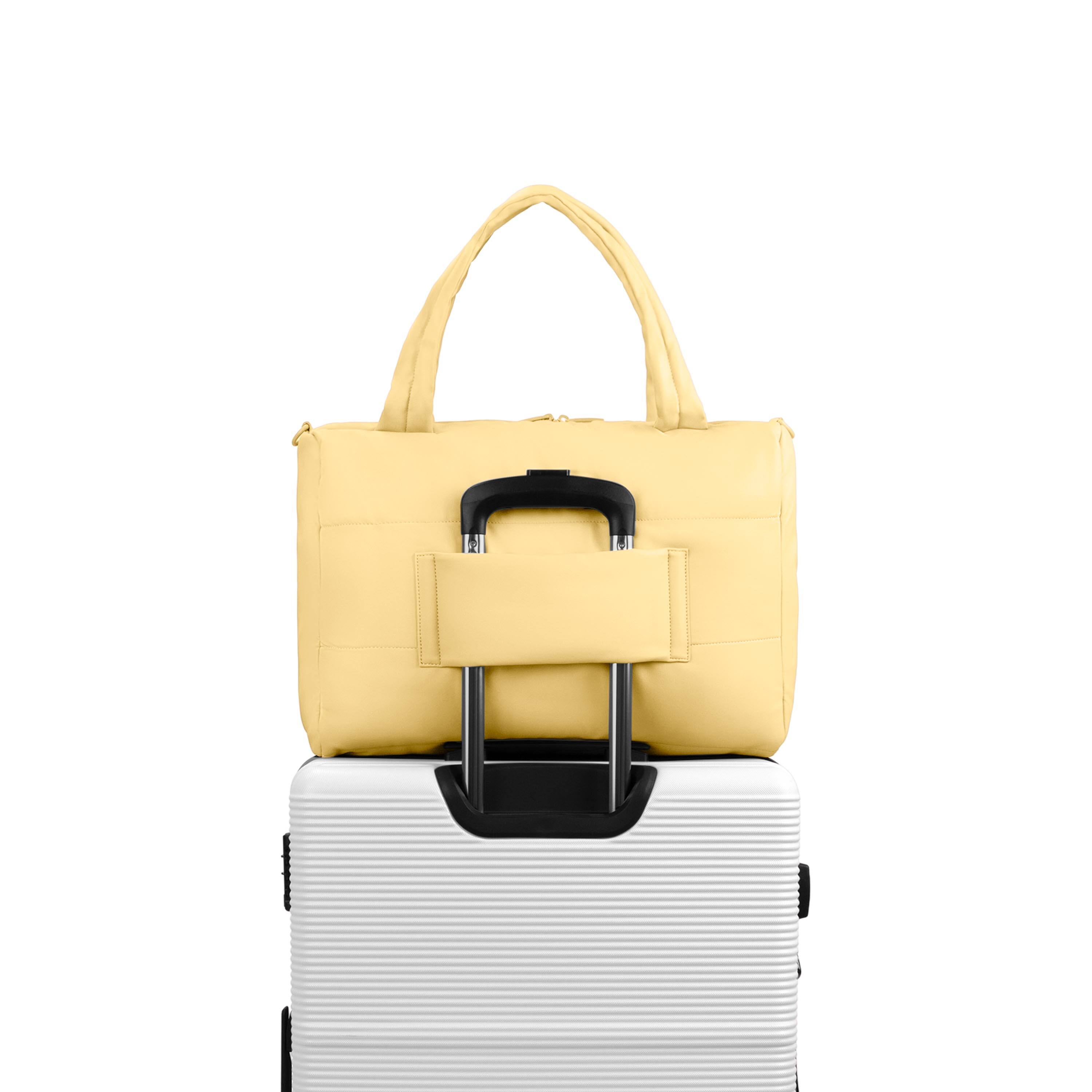 Alt View 2. Bugatti - Brussels Tote Bag - YELLOW.