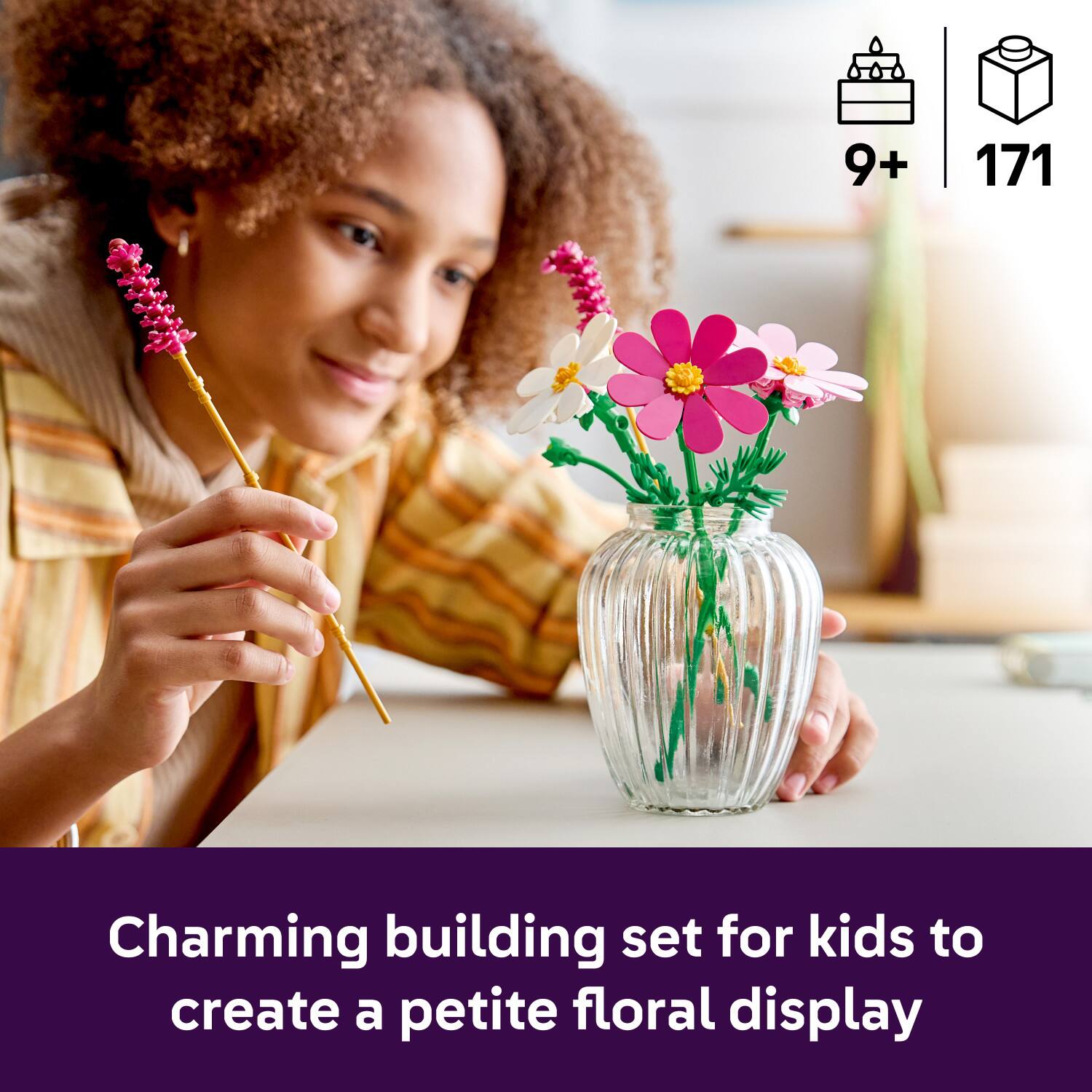 9+ 171 Charming building set for kids to create a petite floral display