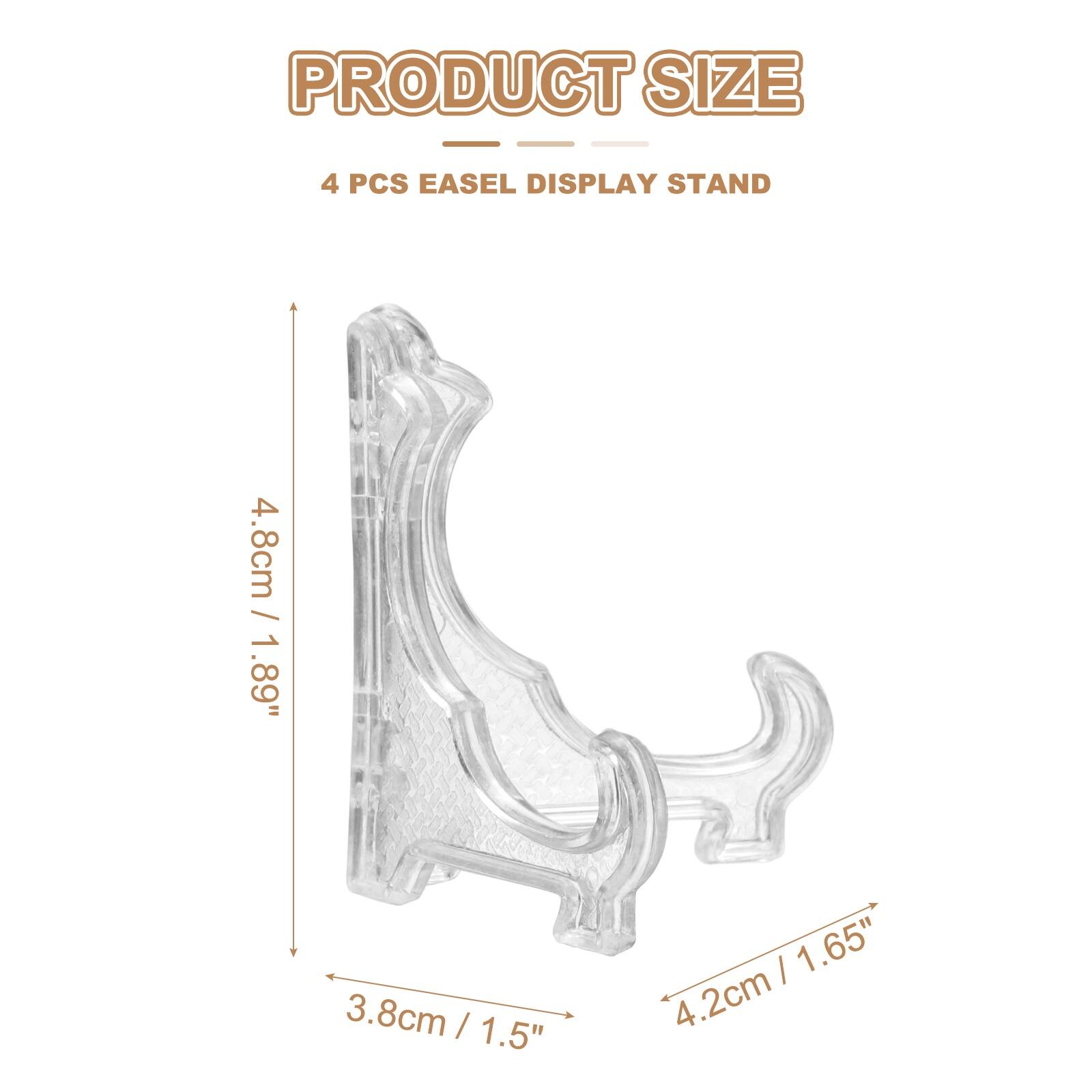 PRODUCT SIZE - 4 PCS EASEL DISPLAY STAND  
4.8cm / 1.89"  
3.8cm / 1.5"  
4.2cm / 1.65"