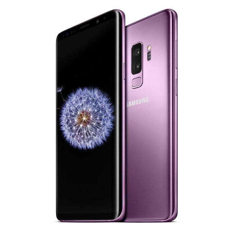 Angle. Samsung - Samsung Galaxy S9 G960U (Fully Unlocked) 64GB - Lilac Purple.