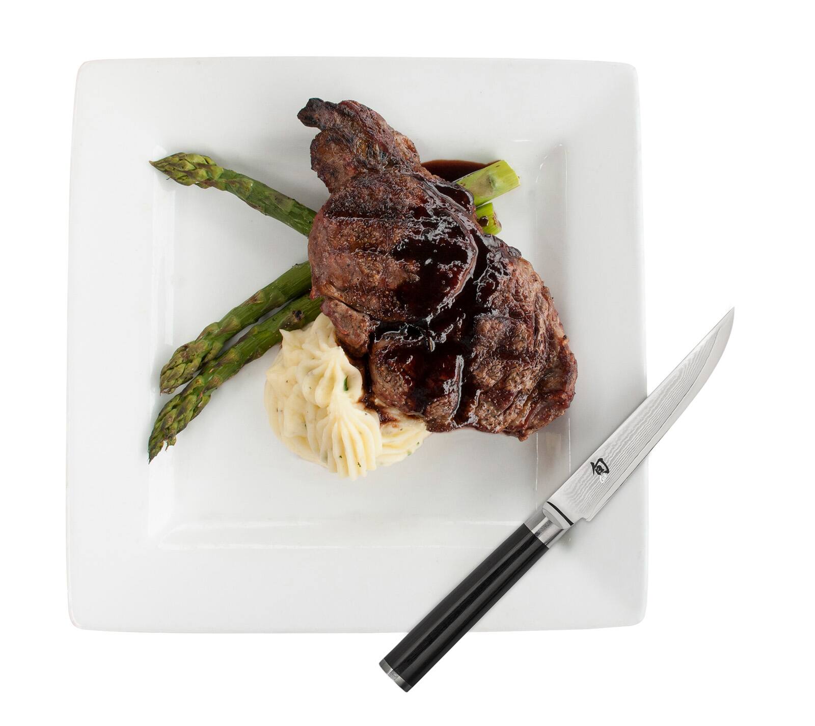 Alt View 3. Shun - Classic Steak Knife Set, 4 Piece - Black.